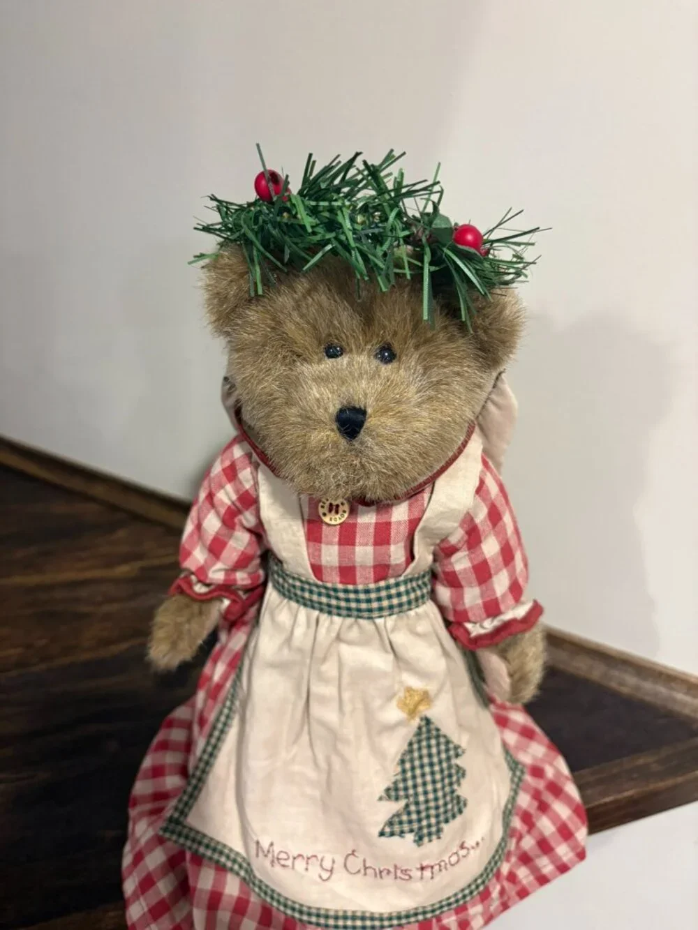 Vintage Retired Boyds Bear Tree Topper: Annalee Angelberry